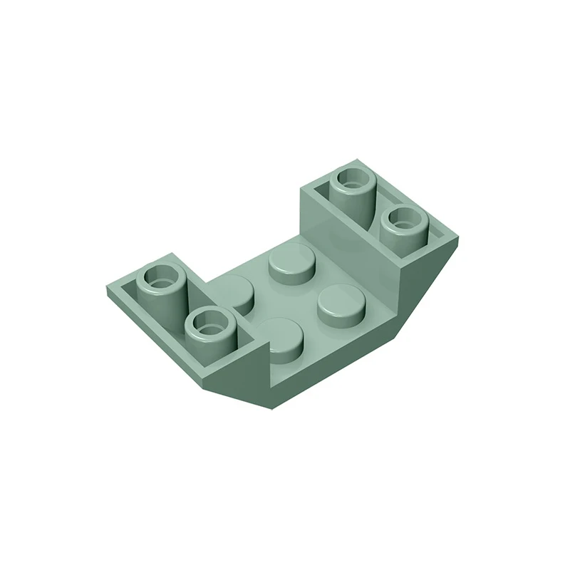 Gobricks GDS-683 ROOF TILE 2X4 INV. - 4x2 Reverse slope tiles compatible with lego 4871 children's toys Assembles Building Block