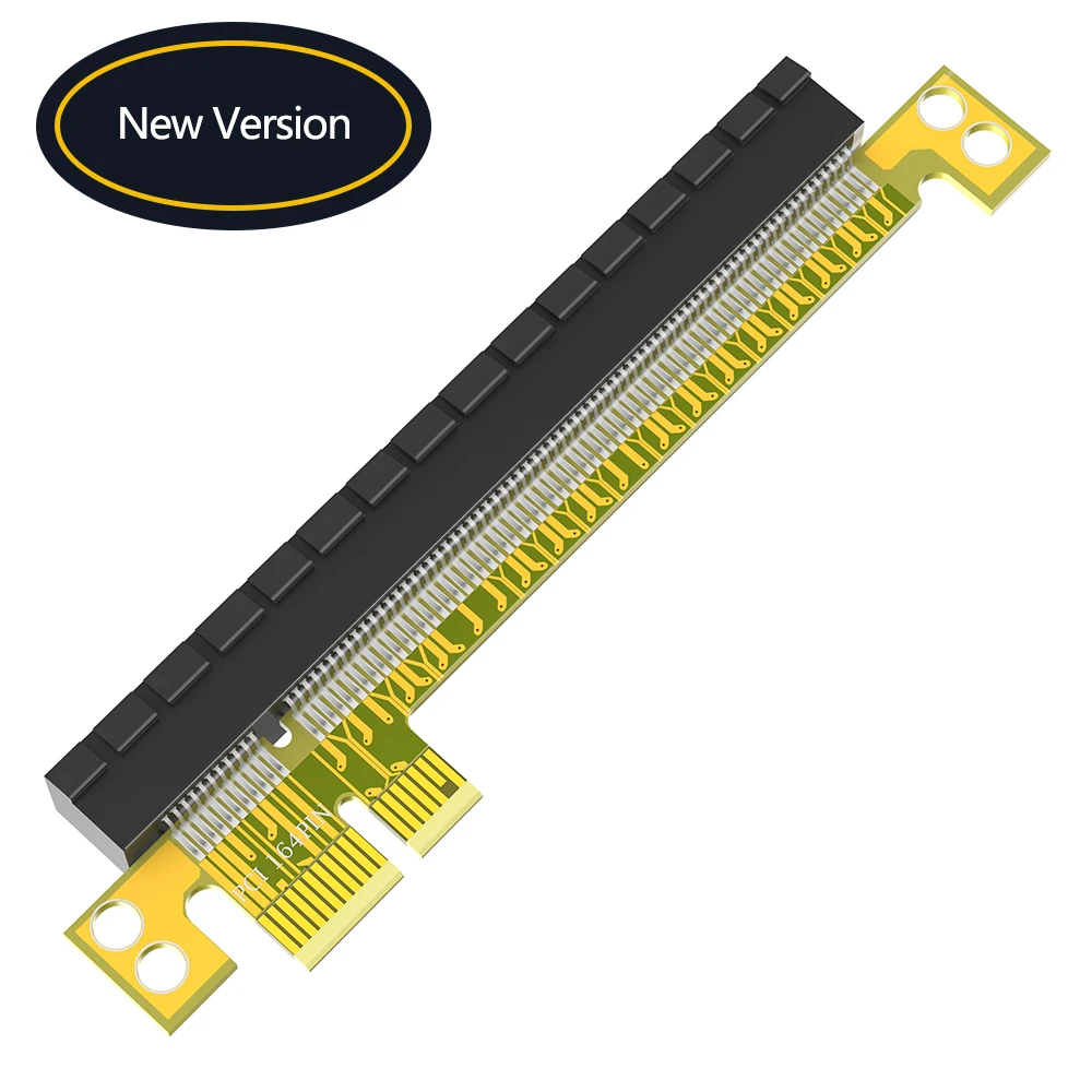PCIE X1 to X16 Riser Card PCI Express 1X to 16X Slot Extender Adapter Converter Board Connector Male to Female for Graphics Card