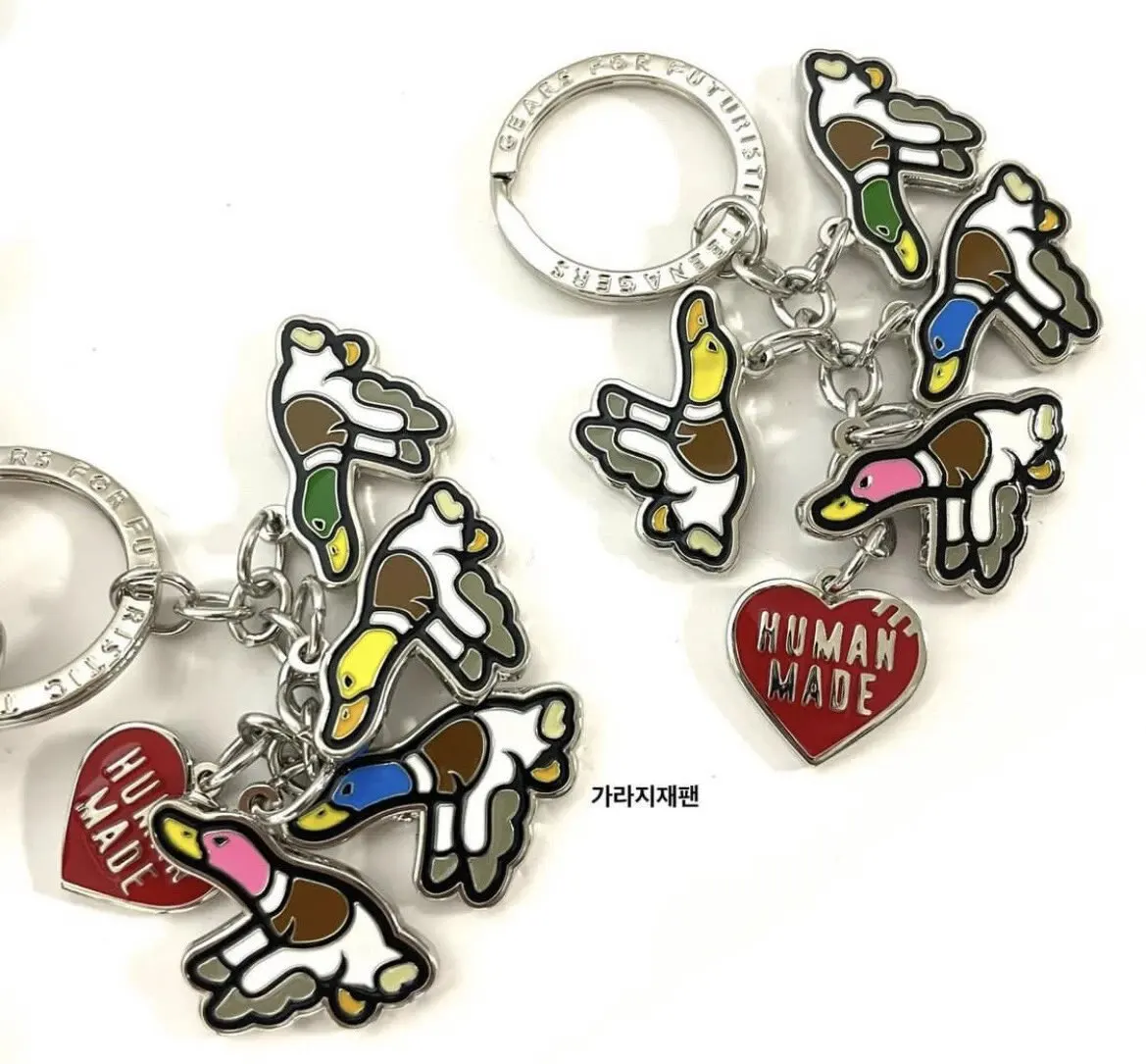 2026-human-made-duck-keychain-pvc-stainless-steel-cute-bag-charm-nigo-gift