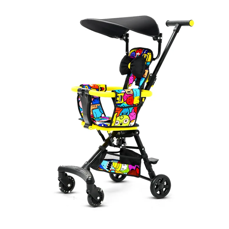 Baby stroller with baby stroller portable foldable two-way and easy for children Baby stroller with baby stroller