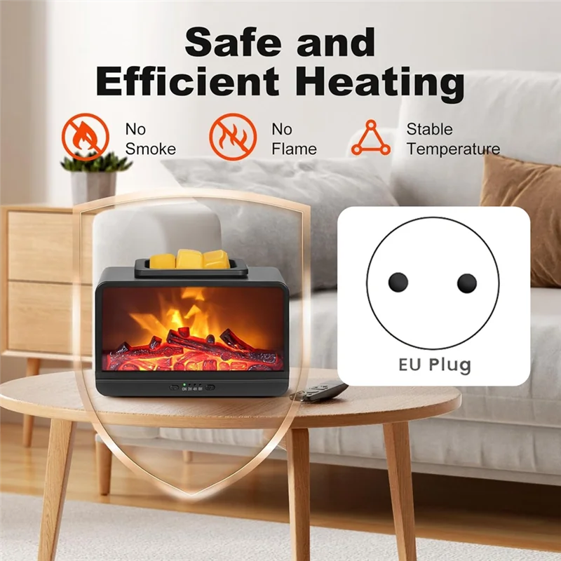 CHCH Flame Fireplace Scentsy Wax Melt Warmer, Electric For Scented Wax Warmer With Timer, Wax Heater