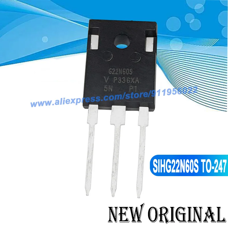 (5 Pieces) G22N60S SIHG22N60S  TO-247 600V 22A