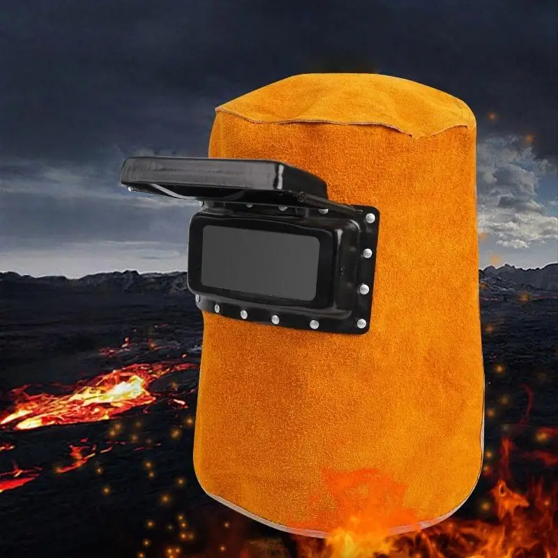 

Цельный термостойкий дышащий сварочный шлем с линзой; Надежный дышащий шлем с линзой для сварки