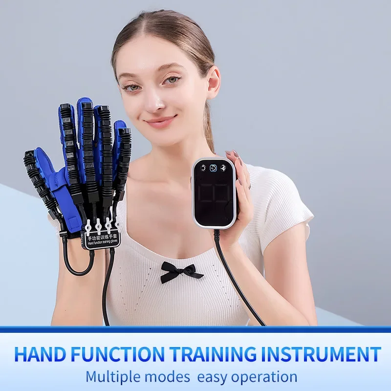

Intelligent Massage Glove Robot Electric Finger Hand Palm Flexion Extension Grip Strength Rehabilitation Train Device Health