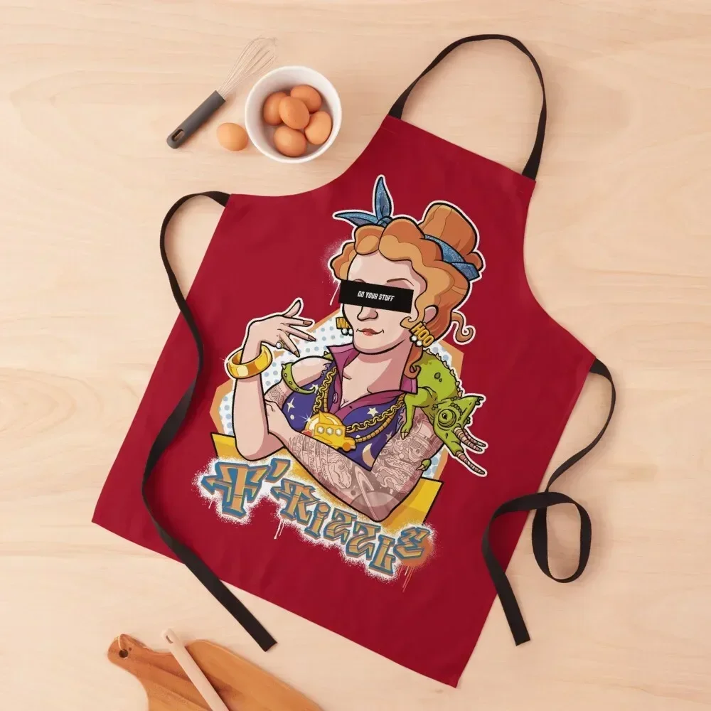 

F' Rizzle Apron Cooking Clothes beauty master work ladies christmas Apron