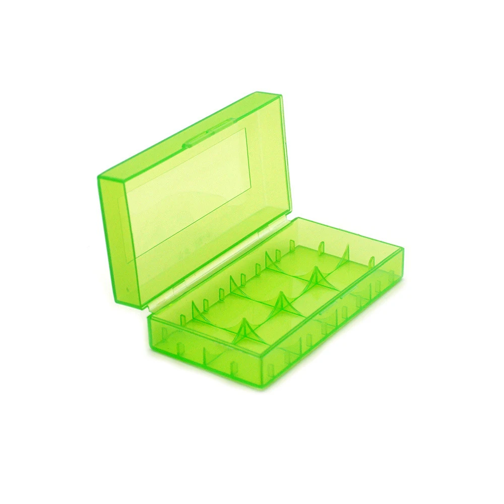 5 Color 18650 PVC Hard plastic battery storage 18650 16340 Battery Case Holder Box Hold 2pcs 18650/4pcs 16340 Batteries