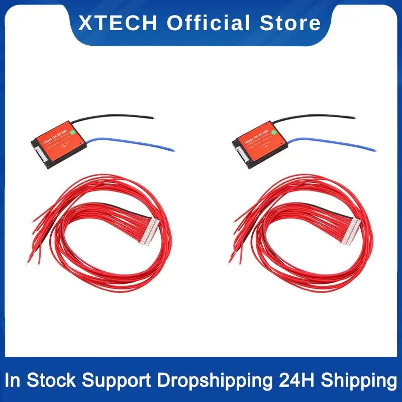 

XTECH 2X 12S 36V 20A Водонепроницаемая батарея BMS Lifepo4 3,2 В 18650 32700 Литиевая батарея с защитой от аккумулятора