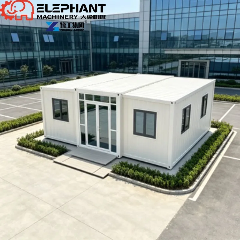 20FT 40FT Insulated Portable Prefab House, Luxury Expandable Container Home With 2/3/4/5 Bedroom Layout For Residential Use