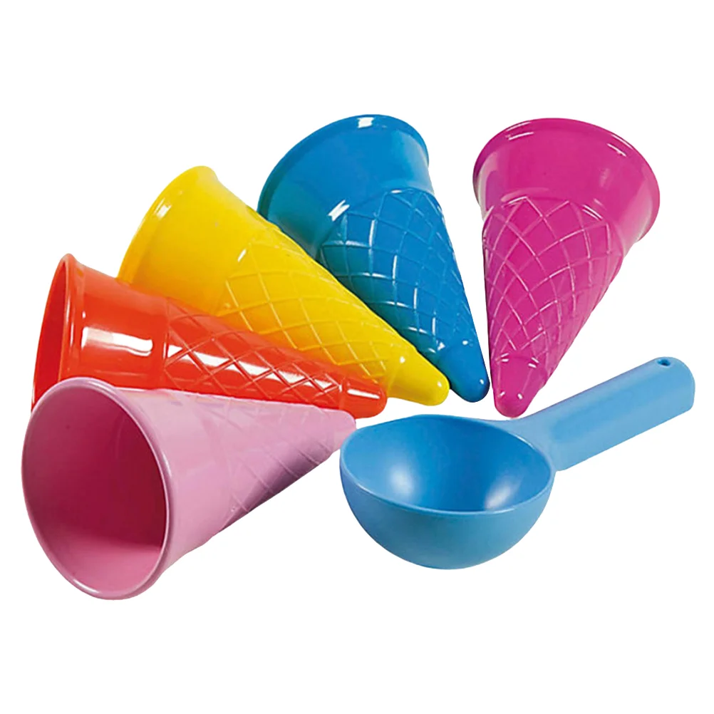 

of Seaside Beach Toys Sand Ice Cream Cones and Scoop Outdoor Toys for Kids Children