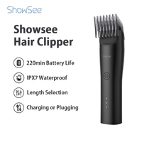 Youpin Showsee Hair Clipper Smart Cutter Electric Shaver Trimmer For Men Cut Machine Cordless Rechargeable Professional