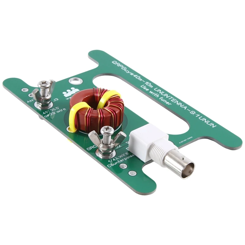 10W Portable 9: 1 Balun SDR-Balun Antenna Accessories -SDR Long Cable Kit Long Wire Antenna Board SDR-Receiver Fittings