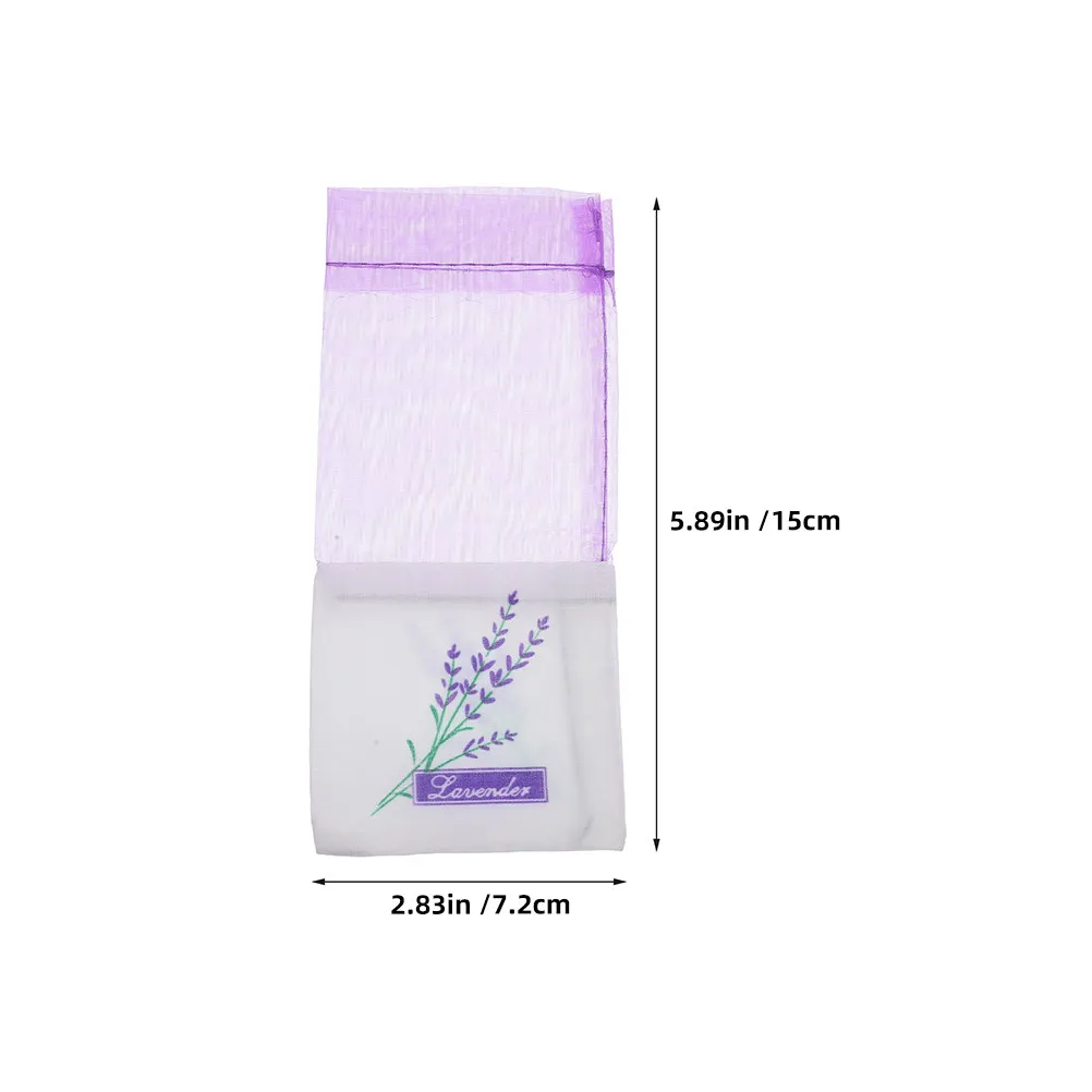 5Pcs Lavender Sachet Bags Drawstring Bag Small For For Home Christmas Stocking Stuffers Stylish Fabric Closure