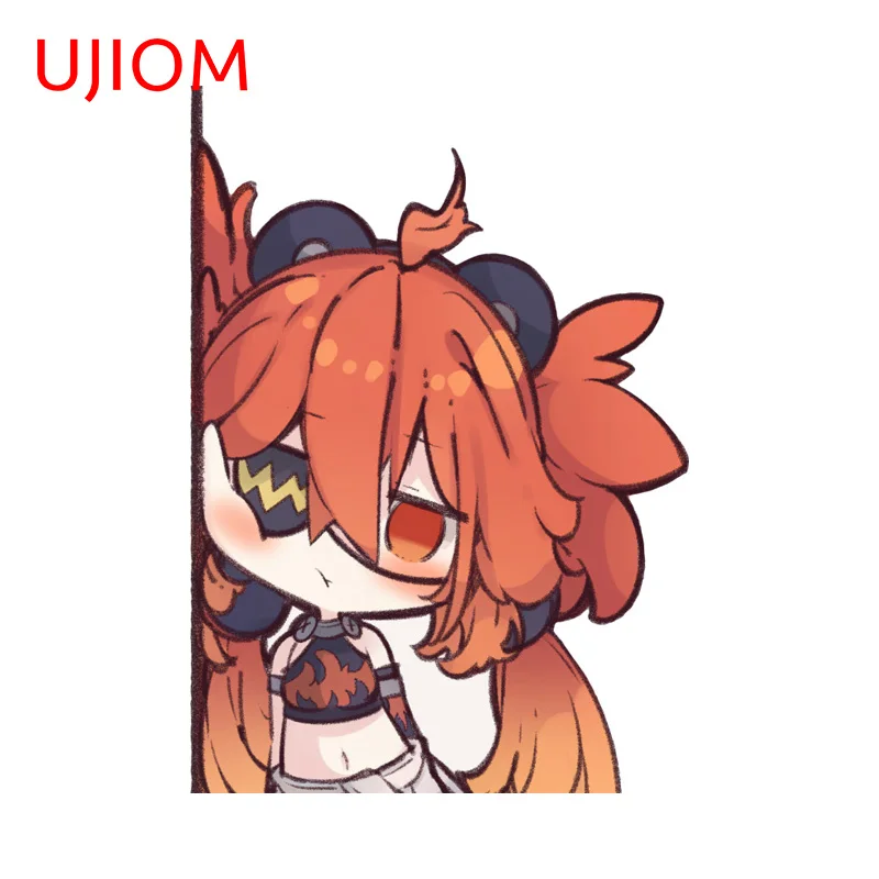 UJIOM Chibi Koleda Belobog Wall Sticker Zenless Zone Zero Laptop Waterproof PVC Decal Kawaii Computer Case Decor Accessories