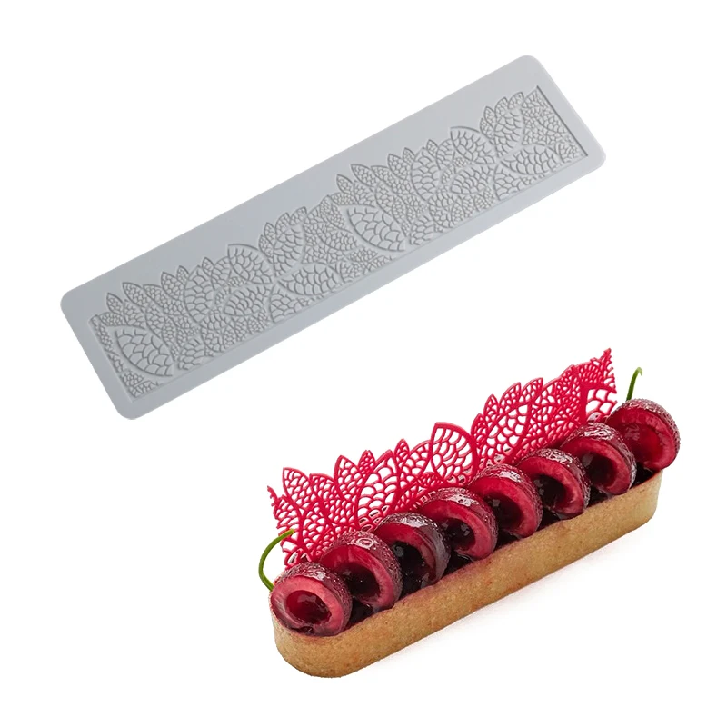 Meibum Sugar Craft Silicone Pad Lace Mat Chocolate Decorating Silicone Cake Molds Crispy Chip Pastry Decoration Dessert Tools