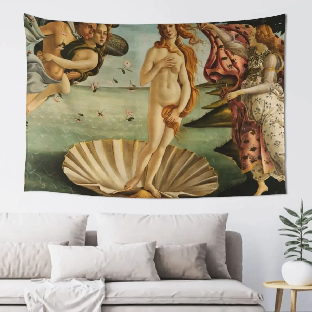 Sandro Botticelli -Birth of Venus Tapestry Room Decorator Bedroom Decor Aesthetic Art Mural Room Design Tapestry