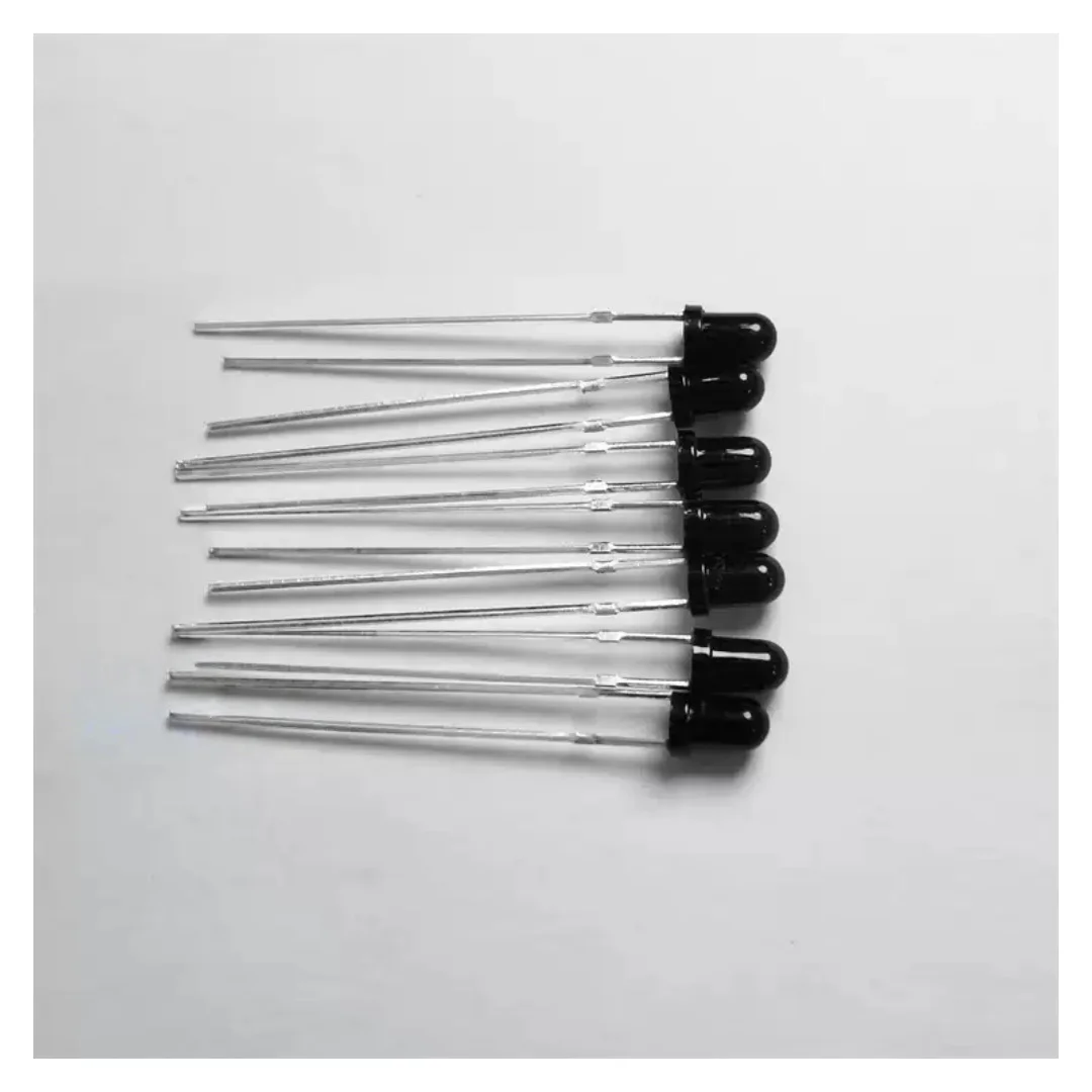 1000pcs-f3-赤外線黒色感光性受信管-3mm-送信-850-940nm-直接プラグインリモートコントロールモニタリングセンサー