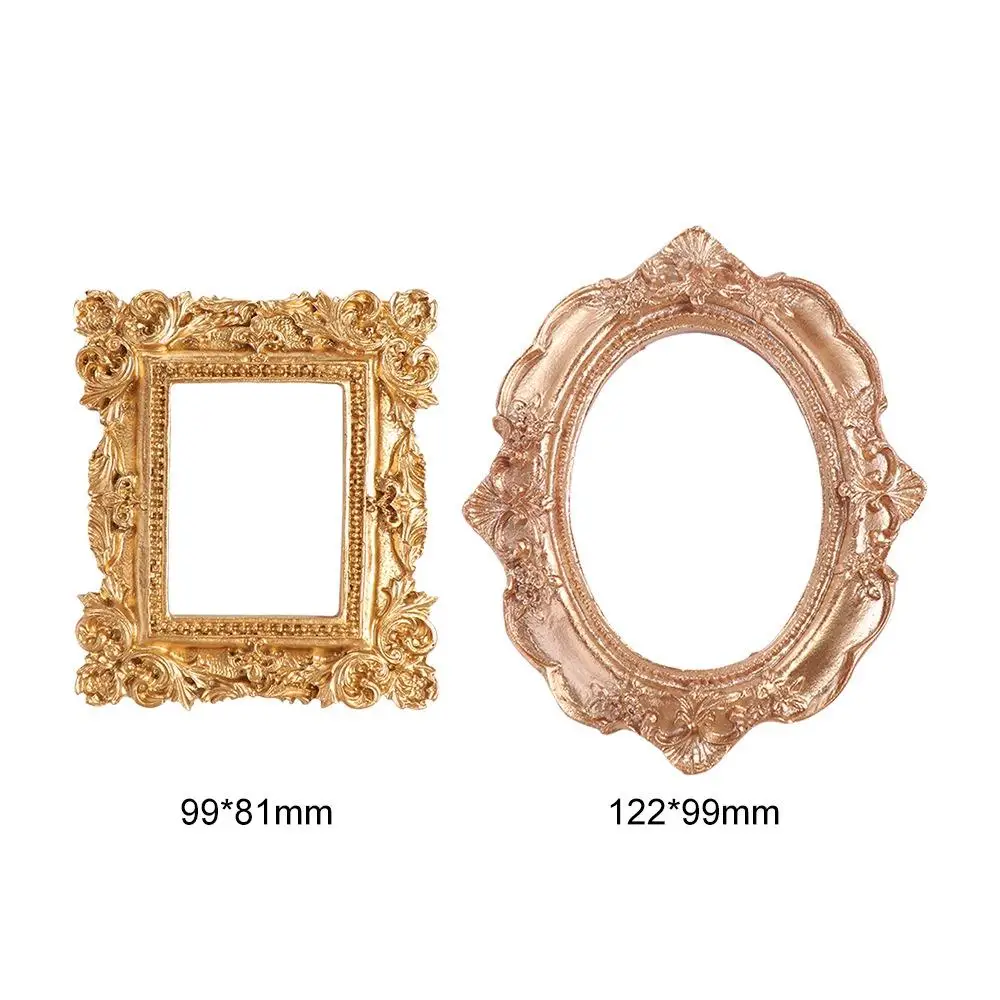 Stylish Exquisite Resin Photo props Nail Tips Display Board Hollow Embossed frame Nail photo frame