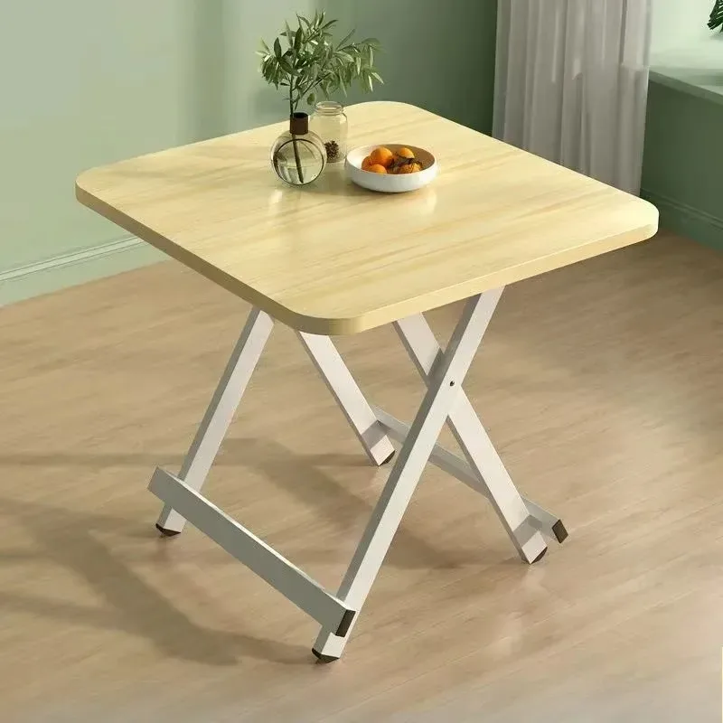 Folding Dining Table Portable Outdoor Foldable Table Space Saving Easy Storage No Assembly Required Compact Design