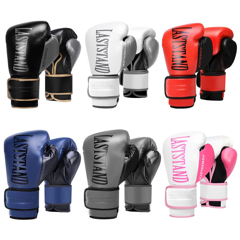 10/12/14oz Boxing Gloves Adult Men's Sanda Combat Punching Bag Training Women's Thick Breathable Muay Thai Combat