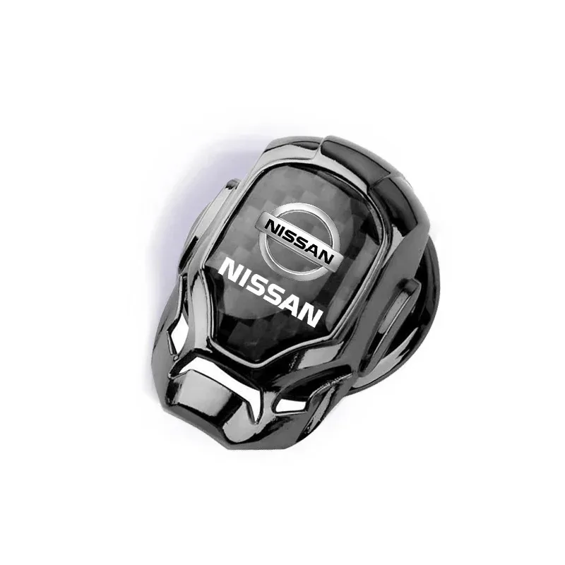 Auto Engine Ignition Start Stop Button Ring Circle Cover Accessories For Nissan GTR X-trail Qashqai Note Juke Patrol Leaf sentra view 2