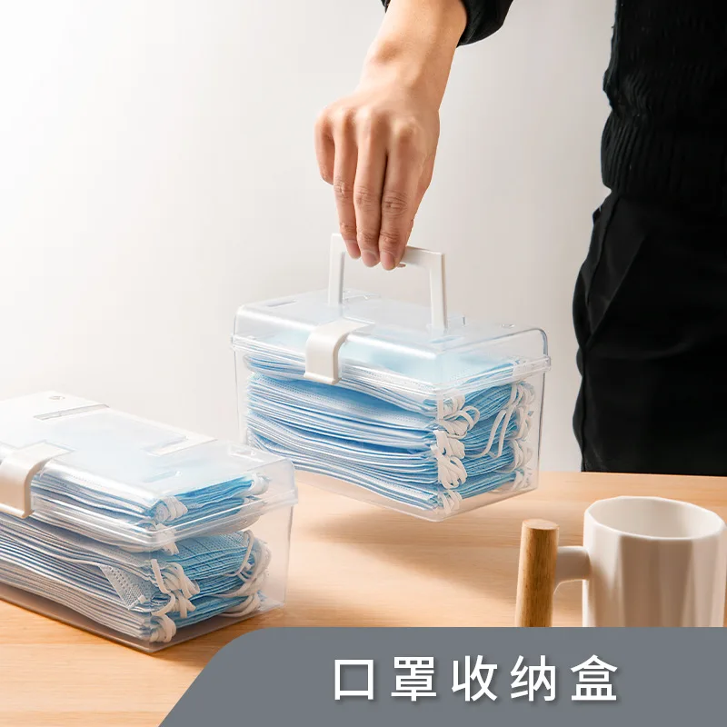 National version of mask storage box, physical store, restaurant entrance, household mask box