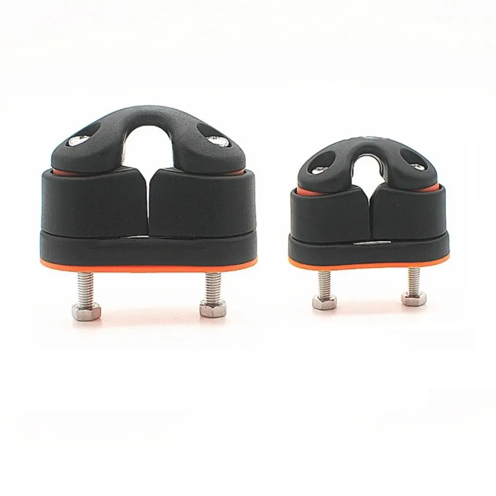 Practical Ball Bearings Nylon Rope Clamp with Leading Rings Kayak Fast Entry Cam Cleat Marine Hardware Boat Cleats