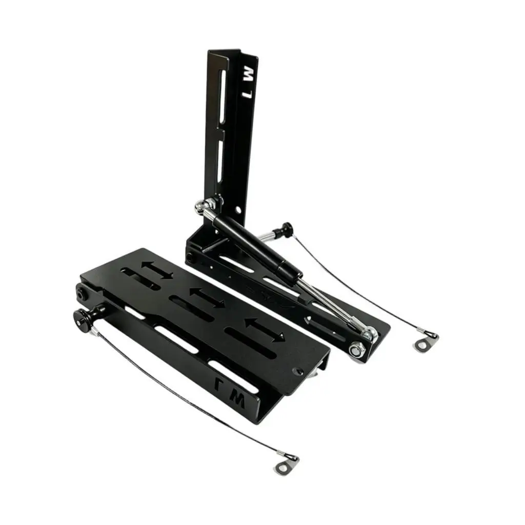 Car Awning Mounting Brackets Foldable Silent Hydraulic System Heavy Duty Steel Roof Rack Awning Holder for Camping Vehicle