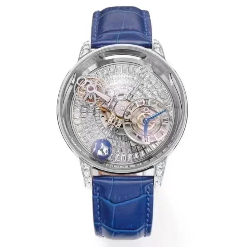 Reloj Mecánico tourbillon full sky star celestial, reloj resistente al agua, completamente automático, edición limitada