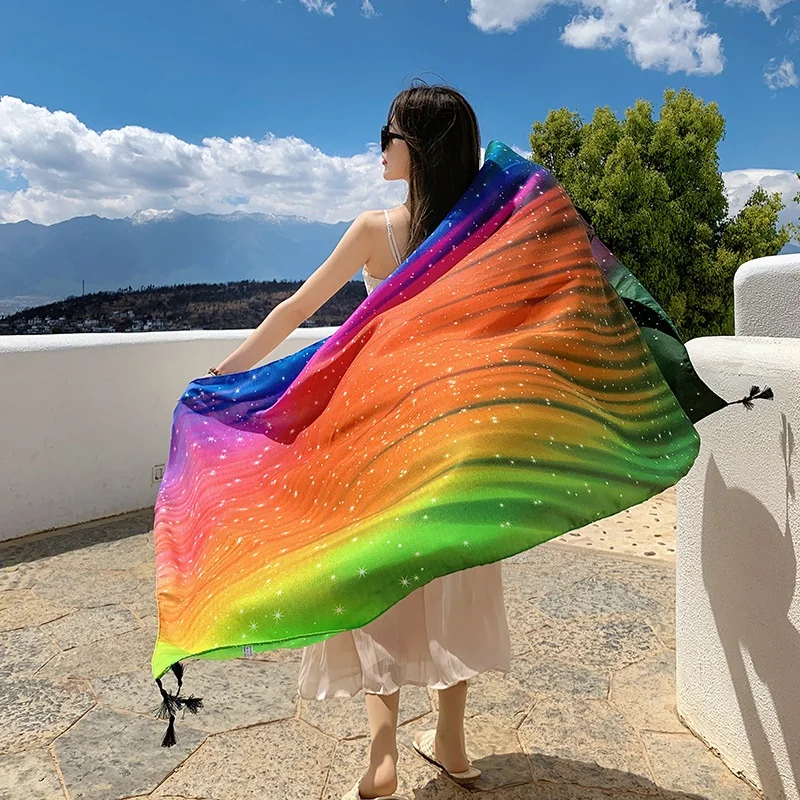 28 stili 90x180cm viaggio spiaggia protezione solare Scarve Bikini scialle grande sciarpa avvolgente Sarong donna costume da bagno brasiliano