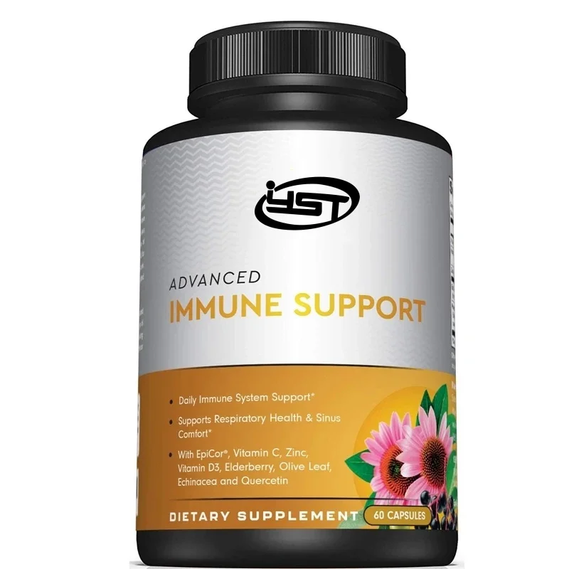 High quality immune support supplements - for respiratory, sinus, and intestinal health immune supplements -60 immune capsules