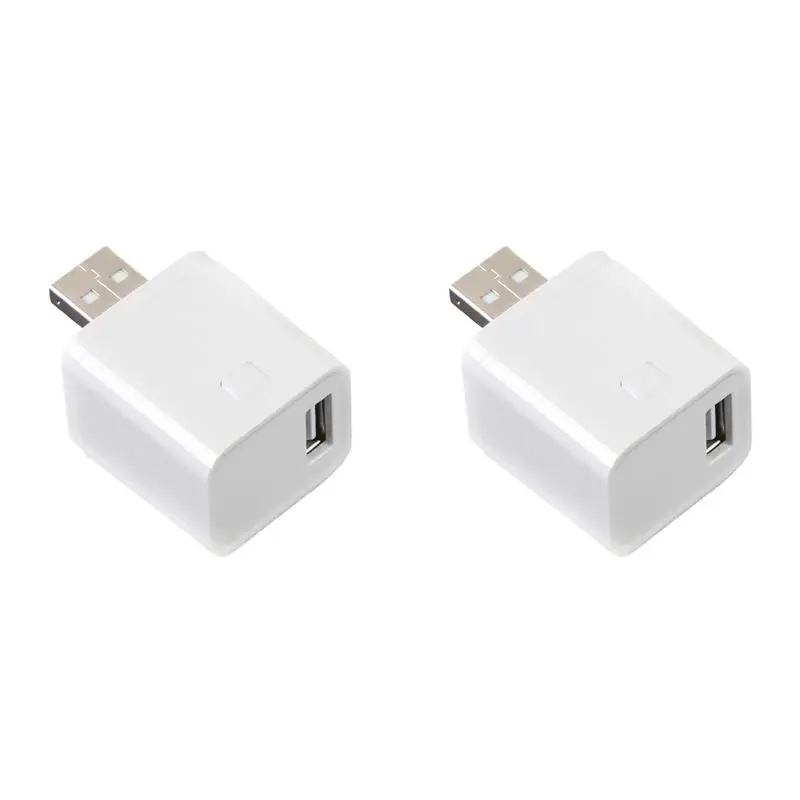 

ABUO-2X Tuya Smart Wifi USB-адаптер-переключатель 5В, мини-USB-адаптер питания, управление через Smart Life, совместимость с Alexa, Google, Яндекс, Алиса, 1 USB-порт