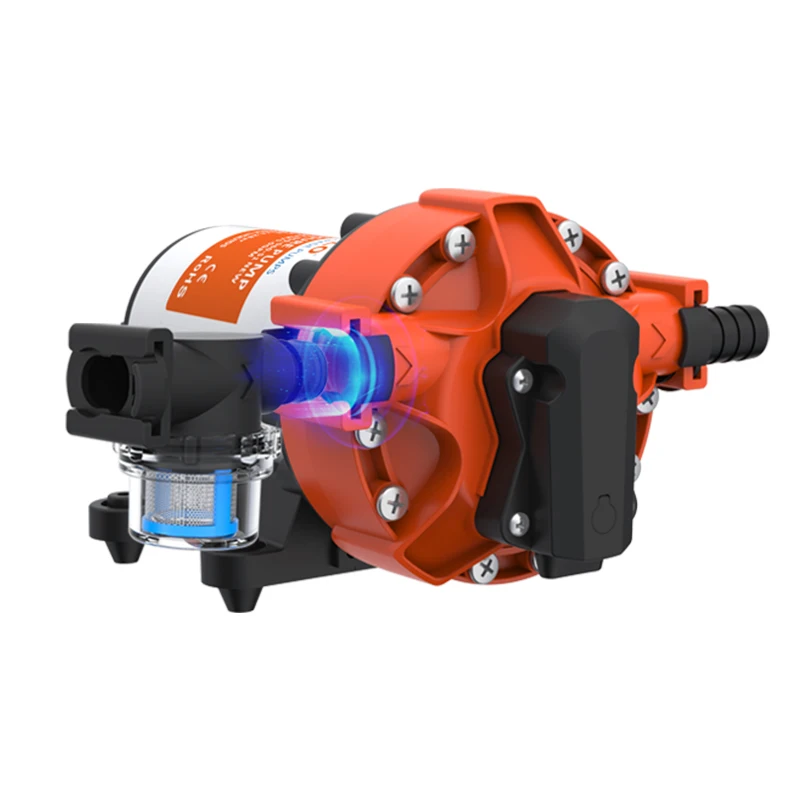 RV Water Pump 12V Dc Employs Electronics To Automatically Control Motor Variable Speed Smart Marine Water Pump