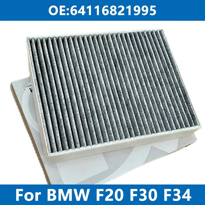 Car Cabin Filter Air Conditioner 64116821995 For BMW F20 F22 F30 F31 F32 F34 F36 116d 220i 320d 328i 330d 435i Activated Carbon 