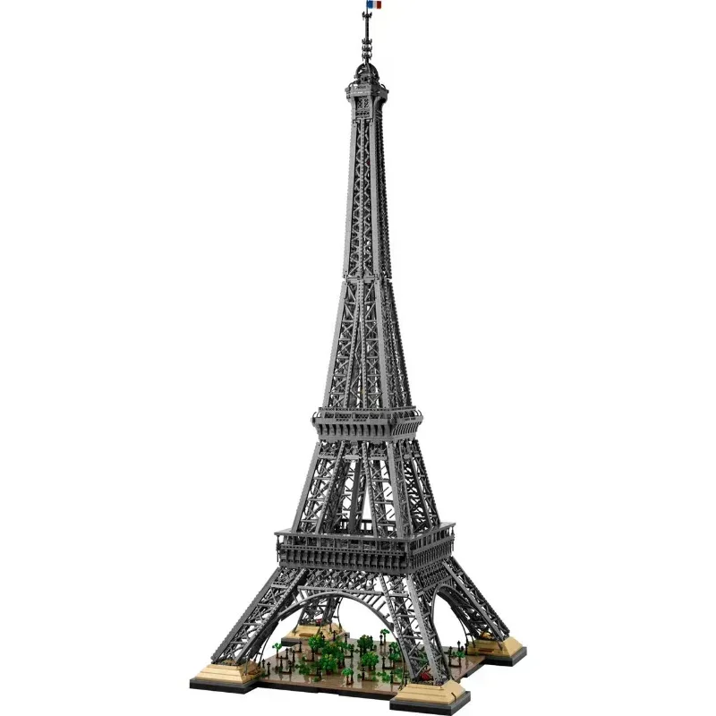 Bloques de construcción de la Torre Eiffel para niños y adultos, juguete de ladrillos para armar Torre Eiffel de París, ideal para regalo, código 2022, compatible con 1,5, 10307 y 10001 piezas