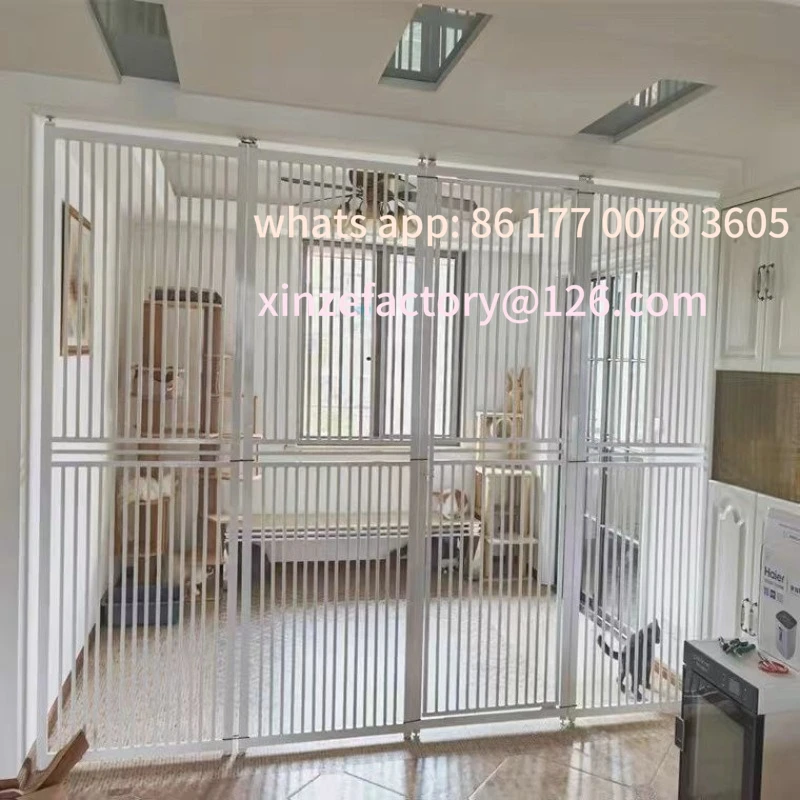 

Customizable No Punch Pet Fence Cat Proof Door Fence Isolation Cat Fence