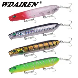 1 Pc Floating Pencil Fishing Lures 10cm 17.5g Topwater Popper Wobblers Tackle with Hooks Artificial Bait for Sea Bass Pike