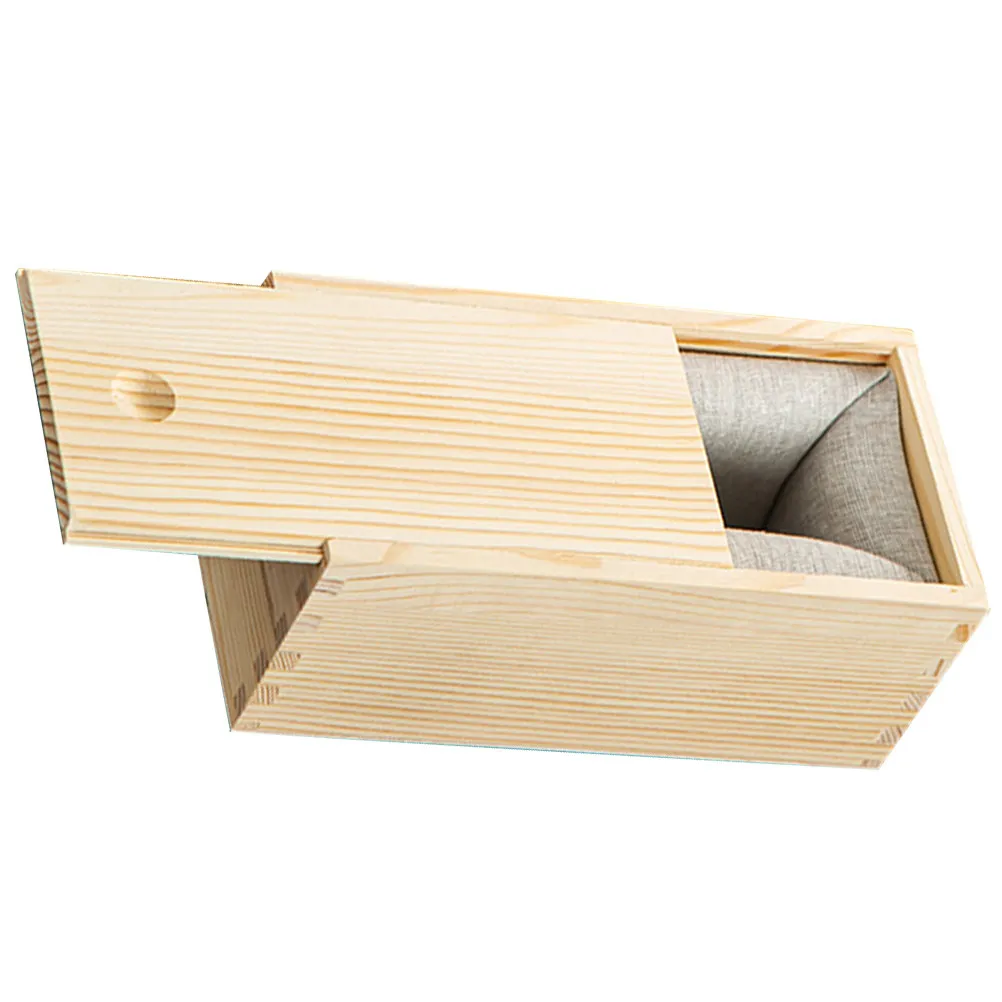 

Unfinished Pine Wood Box Smooth Flat Surface for Painting Carving Staining DIY Craft Home Decor Wedding Favor Gift Storage Box