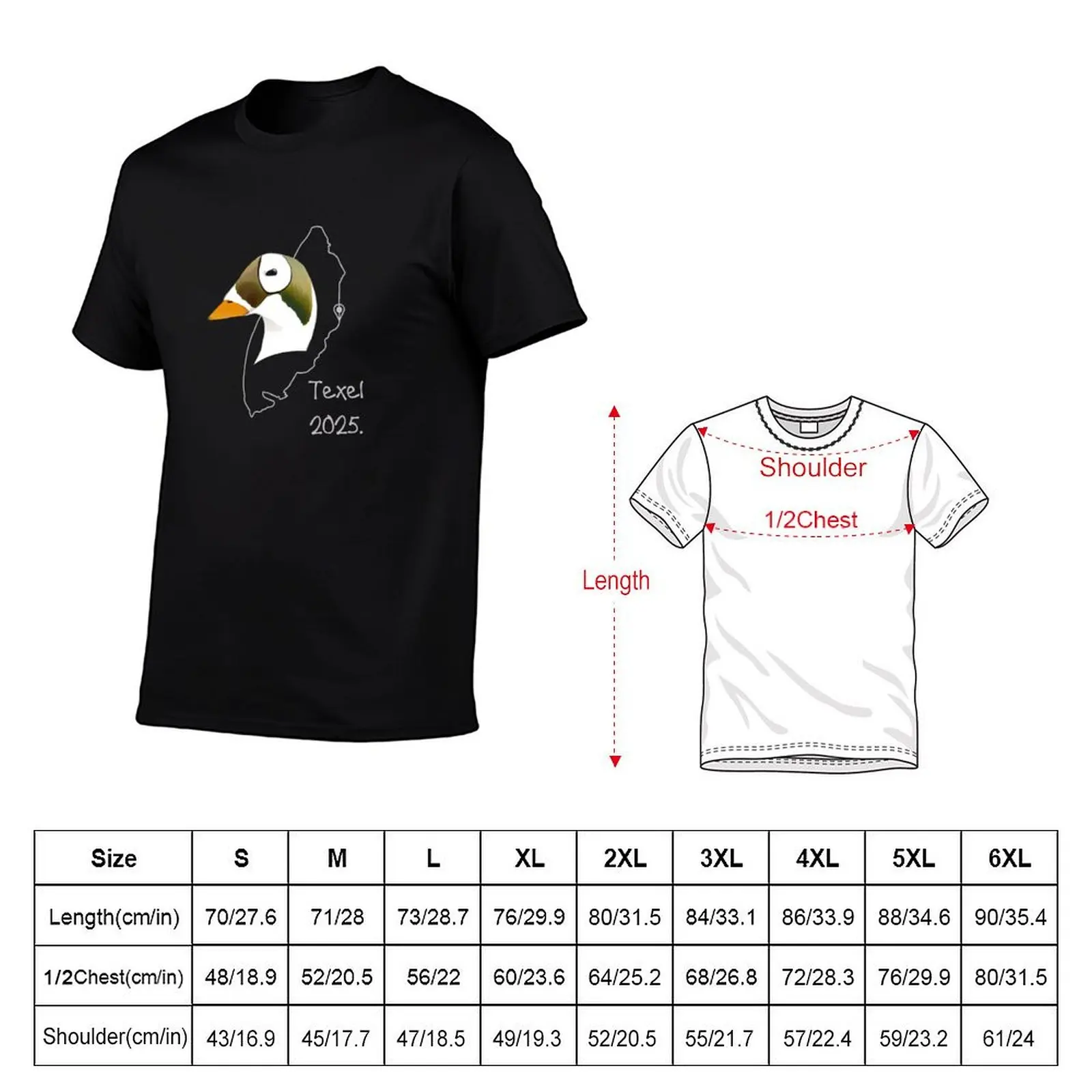 Adult breeding plumage male Spectacled Eider T-Shirt Creative Graphic Tee Shirt
