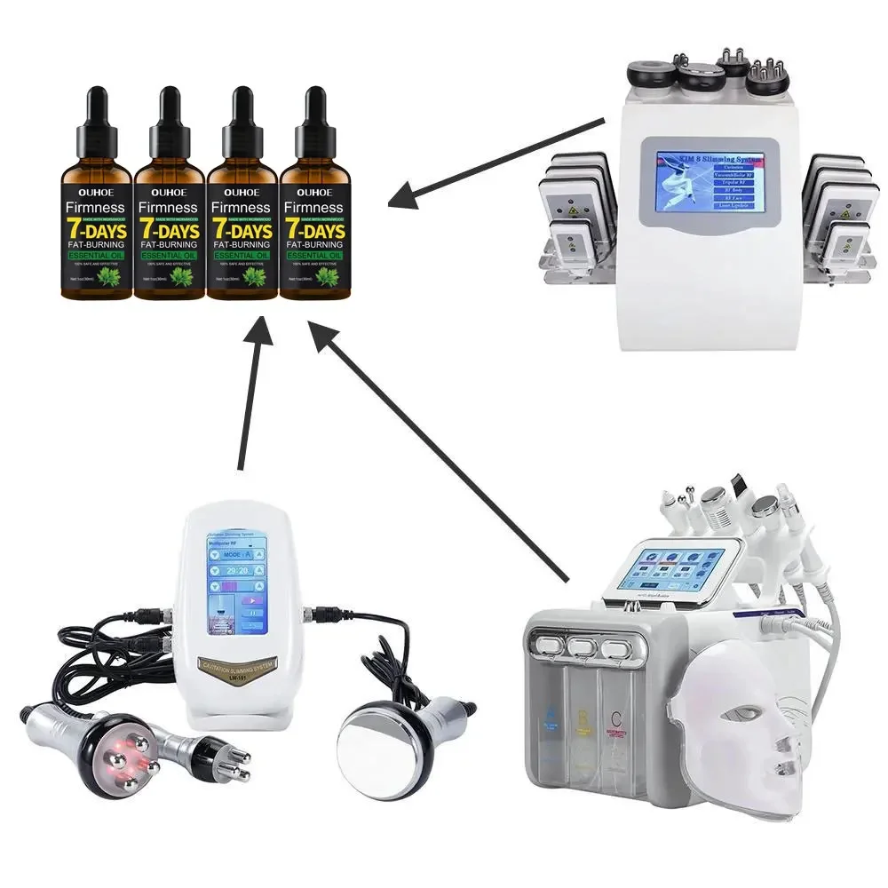 

Fat-Burning Essential Oil for Cavitation 40K RF, Slimming Body, Health, Radio, Dead Conductor for RF Fat Burner Device, 30ml