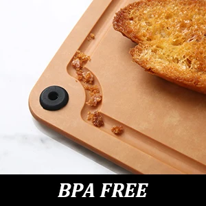 BARENTHAL 2pk لوح تقطيع من ألياف الصنوبر بحجم عائلي متين ومضاد للبكتيريا ومقاوم للعفن وسهل التنظيف وآمن للاستخدام في غسالة الأطباق