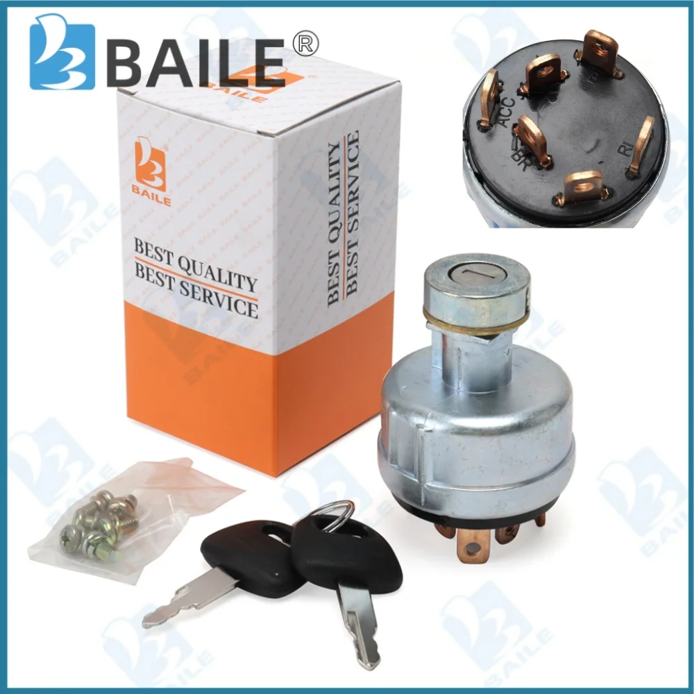 

4186745 4186743 Ключ зажигания для экскаватора Hitachi EX160WD EX200 Выключатель зажигания с 2 ключами