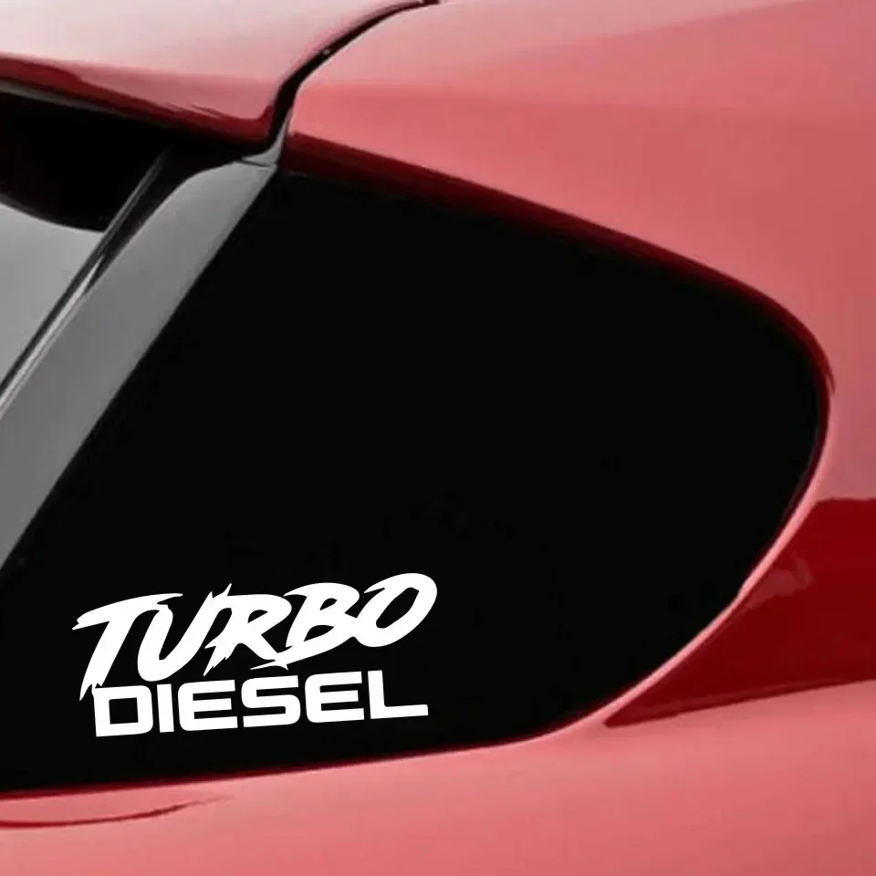 

Personality TURBO DIESEL Car Sticker Air Conditioner Vinyl Decal Scratch Proof Windshield Graphics PVC Wholesale
