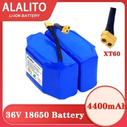 New 36V 4.4Ah 4400mah high drain 2 wheel electric scooter self balancing lithium battery pack for Self-balancing Fits 6.5