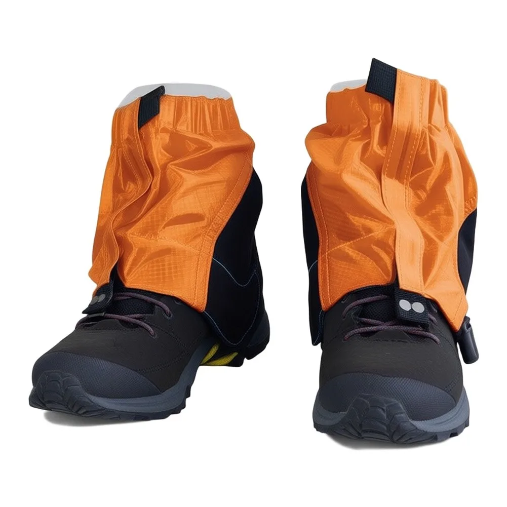 For Hiking Boots Hiking Leg Covers For Rugged Terrains Green Airflow Optimized Fabric Lightweight Construction