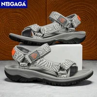 Classic Men's Hiking Sport Sandals Lightweight Leisure Beach Shoes Summer Open-Toe Breathable Travel Walking Sandials