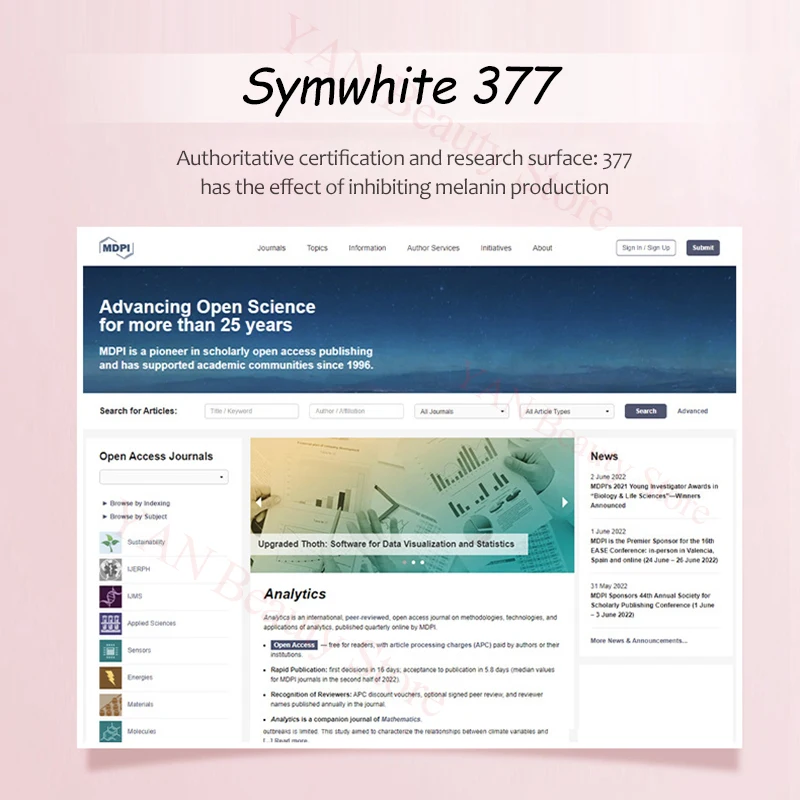 28pcs/set Symwhite 377 Whitening Ampoule, Vitamin C Light Spot Serum, Niacinamide Brightening Essence Korean Skincare Products
