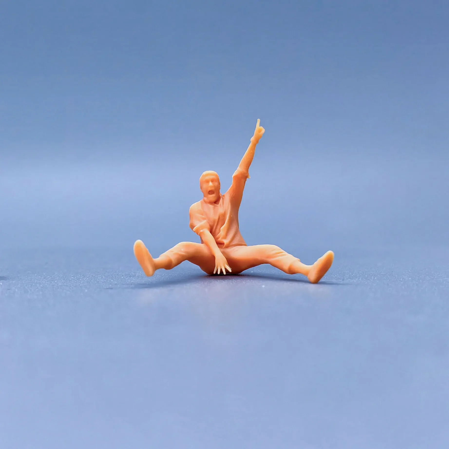 1/64 Modell im Maßstab 1:43 Resinjumping Horse Prost Hi, Onkel ungefärbte Miniatur Diorama hand bemalt s526