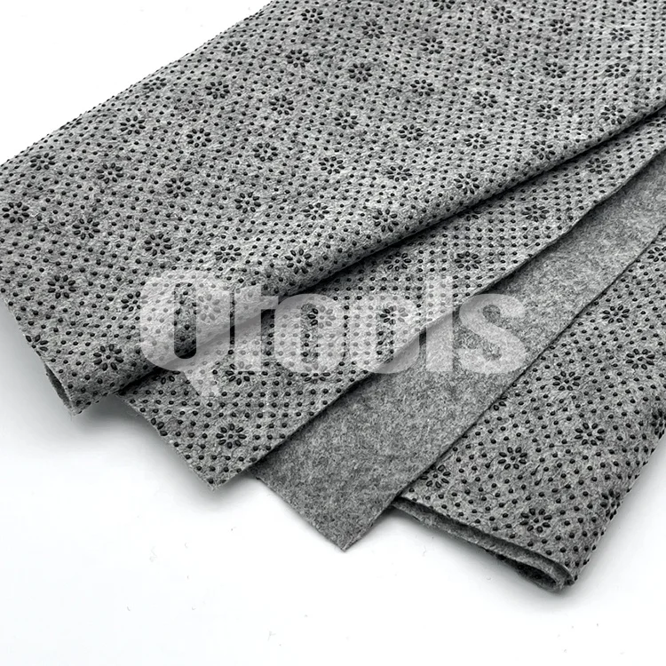 1M Width Point Plastic Felt Carpet Tufting Backing Cloth Composite Drop Plastic Dot Anti Skid Rug Pad Carpet Fabric