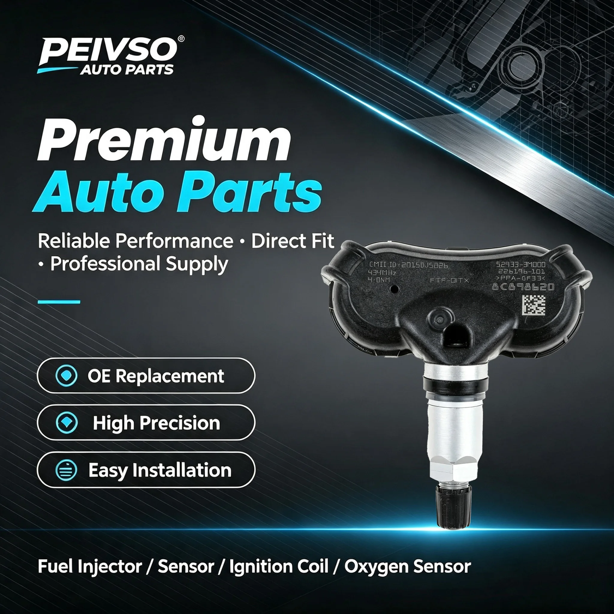 52933-3M000 TPMS Tire Pressure Sensor Fits For Hyundai ix35 Kia Sportage