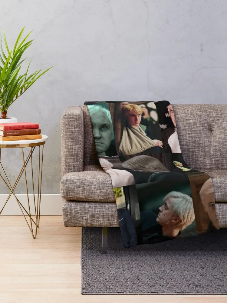 Tom Felton Collage Throw Blanket Blankets Sofas Of Decoration